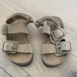 Zara Baby Leather Sandals 5.5US 21EU